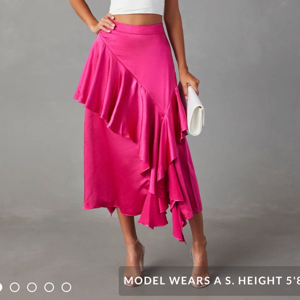 Vici Fuschia Maxi Skirt